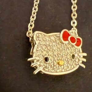 RARE Hello Kitty Kimora Lee Simmons diamond Necklace